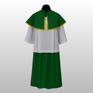 Strój ministranta: spódnica zielona