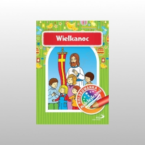 KOLOROWANKA Z NAKLEJKAMI- WIELKANOC