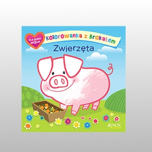 KOLOROWANKA Z BROKATEM. ZWIERZĘTA