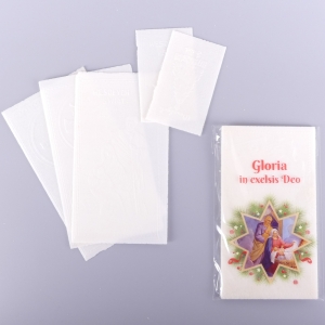 OPŁATKI WIGILIJNE: 3 DUŻE + 2 MAŁE + FOLIA KOLOR