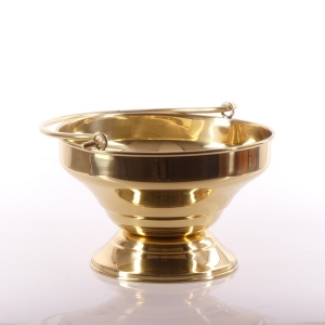 KOCIOŁEK MOSIĘŻNY WYS.13cm ⌀ 20cm