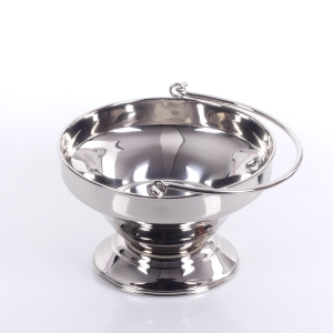 KOCIOŁEK MOS.NIKLOWANY WYS.13cm ⌀ 20cm