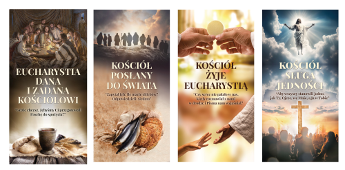 ZESTAW BANERÓW NA BOŻE CIAŁO (4 OŁTARZE : b_131+b_132+b_133+b_134) 