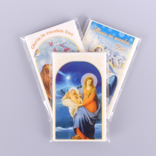 OPŁATKI WIGILIJNE: 5 SZT MAŁYCH + FOLIA KOLOR