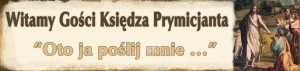 BANER TRANSPARENT - WITAMY GOŚCI KSIĘDZA PRYMICJANTA (t_17a)