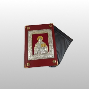 ETUI NA EWANGELIARZ - CHRYSTUS PANTOKRATOR + KRZYŻ JEROZOLIMSKI HAFT (52226)