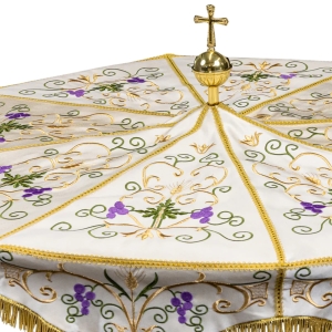 Parasol procesyjny ecru