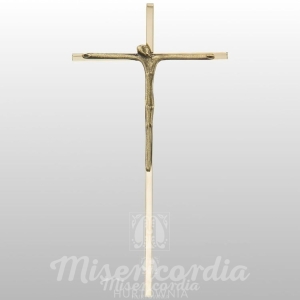 KRZYŻ WISZĄCY STYLOWY MOSIĄDZ 15,5/8CM
