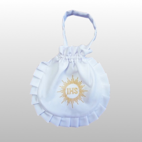 WORECZEK I KOMUNIA, HAFT ZŁOTY IHS