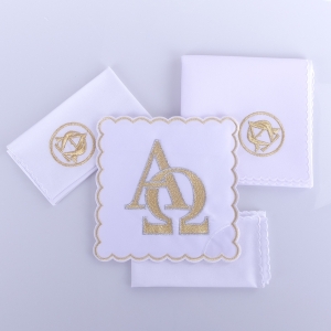 BIELIZNA KIELICHOWA KOMPLET "ALFA/OMEGA"
