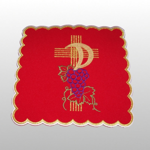 PALKA HAFTOWANA -CZERWONA