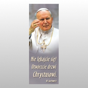 BANER DRUK NA MATERIALE 0,75 X 2,0 m - Jan Paweł II 21