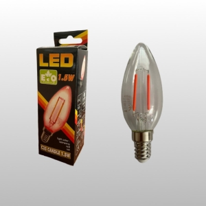 LED C35 CAN 1,5W/E14 CZERWONA