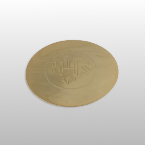 PATENA IHS O 16 cm ZŁOCONA