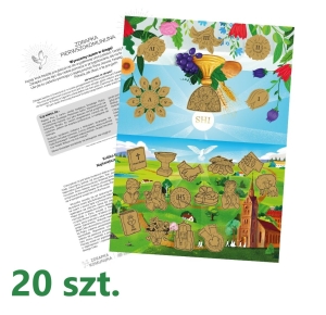 ZDRAPKA KOMUNIJNA - PAKIET 20 SZT- 1 PACZ (5,2zł/szt.)