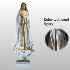 MATKA BOŻA FATIMSKA 90CM SREBRNY (553)