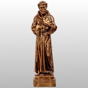 ŚW. FRANCISZEK (Z GOŁĄBKAMI) 50CM WŁOSKIE ZŁOTO (806)
