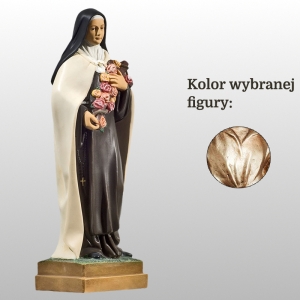 ŚW. TERESA OD DZIECIĄTKA JEZUS 35CM WŁOSKIE ZŁOTO (854)
