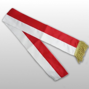 SZARFA BIAŁO-CZERWONA