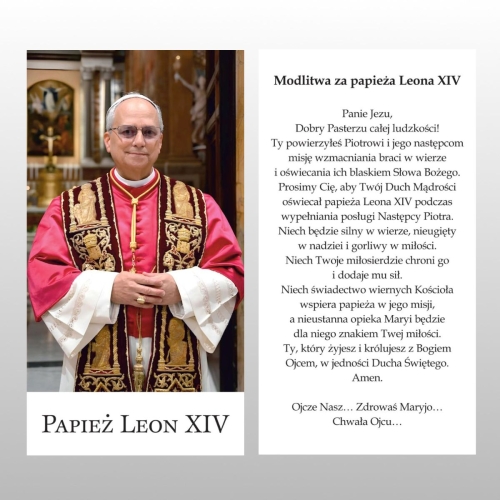 OBRAZKI DRUK - PAPIEŻ LEON XIV