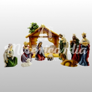 SZOPKA 25x29 CM + FIGURKI 16 CM (10 ELEMEN.)