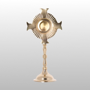 RELIKWIARZ MOSIĘŻNY WYS.24 cm, ŚRED.REL 3,3cm