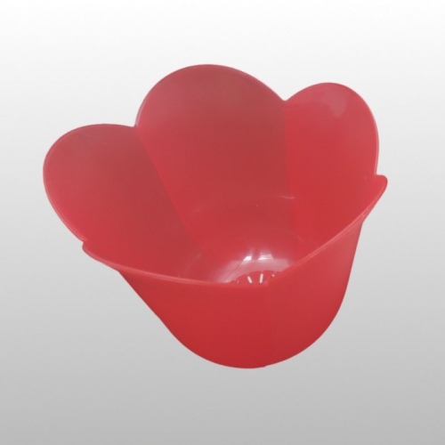 LAMPION PLASTIKOWY TULIPAN CZERWONY