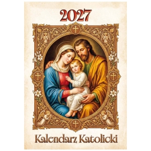 KALENDARZ A4 KATOLICKI- RODZINA -SZYTY