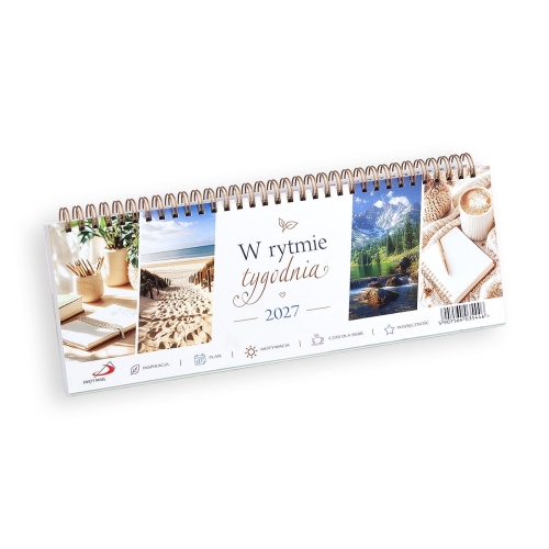 KALENDARZ NA BIURKO - W RYTMIE TYGODNIA