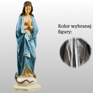 MATKA BOŻA NIEPOKALANA 110CM SREBRNY (407)