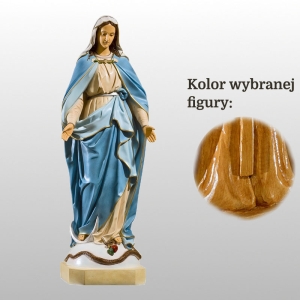 MATKA BOŻA NIEPOKALANA 67CM DREWNO (412)