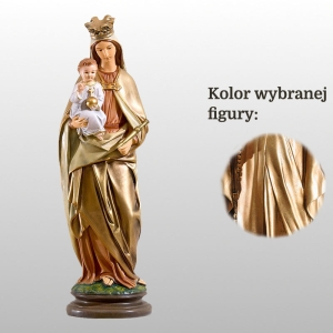 MATKA BOŻA KRÓLOWA ŚWIATA 55CM WŁOSKIE ZŁOTO (604)
