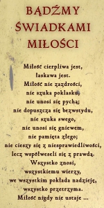 BANER TRANSPARENT - BĄDŹMY ŚWIADKAMI MIŁOŚCI (t_154)