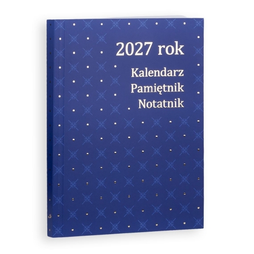 KALENDARZ 2027 DUŻY - PAMIĘTNIK/NOTATNIK (20.5x28,5cm)