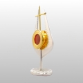 RELIKWIARZ MOSIĘŻNY NIKLOWANY 22 CM