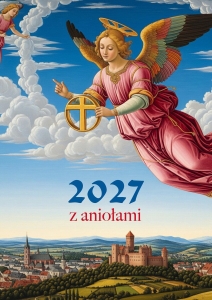 KALENDARZ A4 - Z ANIOŁAMI