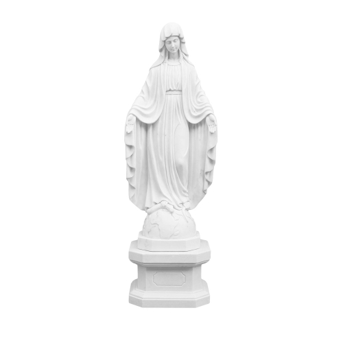 FIGURA - MARMUR - MATKA BOŻA NIEPOKALANA, wys. 100 CM