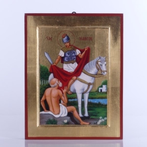 IKONA ŚW.MARCIN 22x33 CM