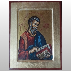 IKONA ŚW.MATEUSZ EWANGELISTA, 14x18 CM