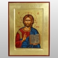 IKONA JEZUS PANTOKRATOR, KSIĘGA OTWARTA MIX 17x22 CM