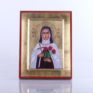 IKONA ŚW.TERESA OD DZIECIĄTKA JEZUS, 17x22 CM