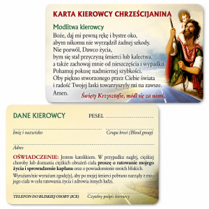 KARTA KIEROWCY CHRZEŚCIJANINA IV