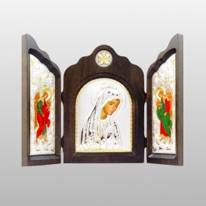 IKONA TRYPTYK  MB FATIMSKA wym.złożony 17 cm x 24 cm