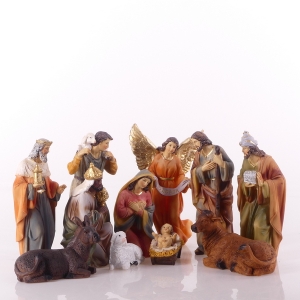 SZOPKA QRS wys. 16,5 cm W SZACIE KOLOR  (11 ELEMENTÓW)