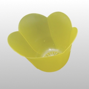 LAMPION PLASTIKOWY TULIPAN ŻÓŁTY