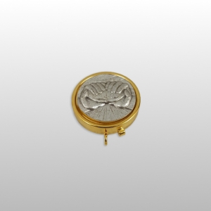 CYBORIUM OZDOBNE śr. 5,4 cm CHLEB RĘCE