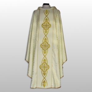 ORNAT HAFTOWANY ROZETA ECRU (42886)