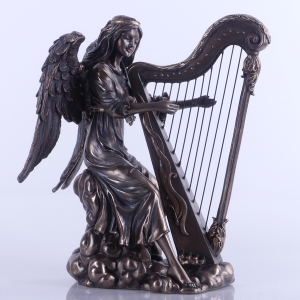 FIGURA ANIELSKI CHÓR - HARFA WYS. 21CM