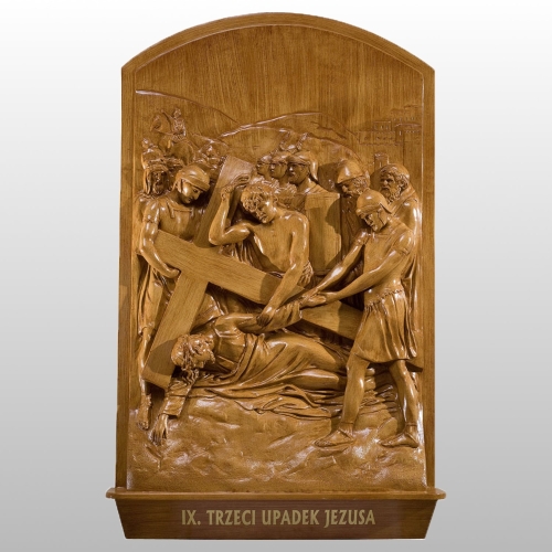 DROGA KRZYŻOWA 56/90CM KOLOR DREWNO (240)
