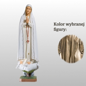 MATKA BOŻA FATIMSKA 80CM ZŁOTY (554)